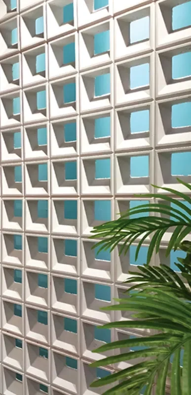 Breeze block detail