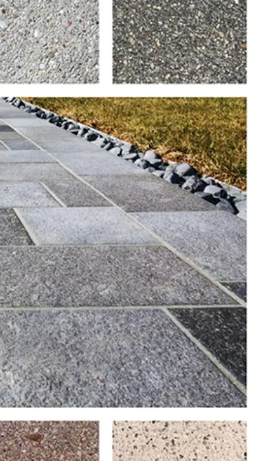 Flamed - architectural concrete product